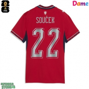 Tjekkiet Tomas Soucek #22 Replika Hjemmebanetrøje Dame VM 2026 Kortærmet